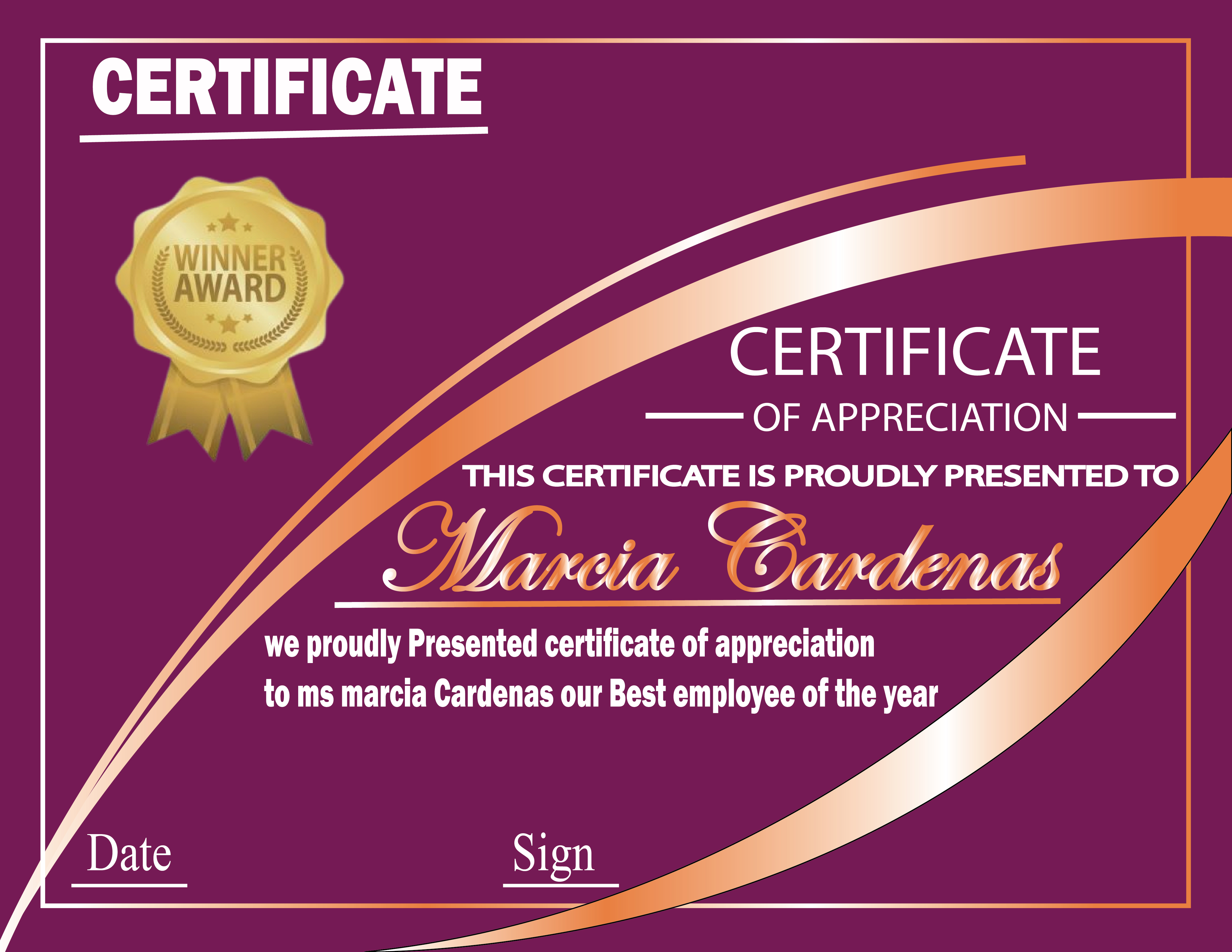 Printed Certificate Online